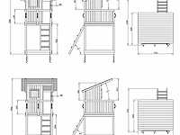 Speeltoestel beach hut deluxe in grenenhout... - afbeelding 3 van  9