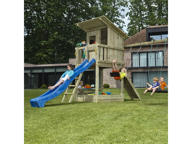 Speeltoestel beach hut deluxe in grenenhout... - afbeelding 5 van  9