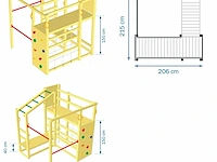 Speeltoestel crossfit deluxe klim- speeltoren in... - afbeelding 6 van  12