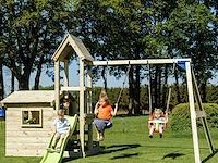 Speeltoestel lookout deluxe speelhuisje met toren... - afbeelding 2 van  8