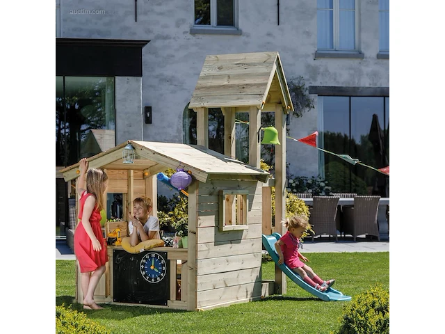 Speeltoestel lookout deluxe speelhuisje met toren... - afbeelding 5 van  8