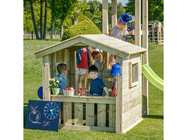 Speeltoestel lookout deluxe speelhuisje met toren... - afbeelding 8 van  8