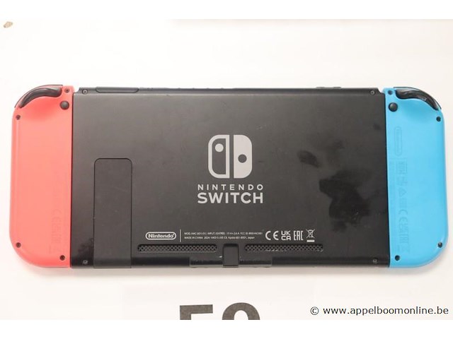 Spelconsole nintendo switch, zonder kabels werking niet gekend - afbeelding 2 van  2
