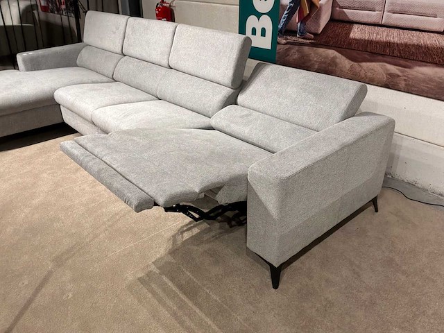 Spencer mito ashgrey hoek zetel 5-zit elektrisch - afbeelding 5 van  5