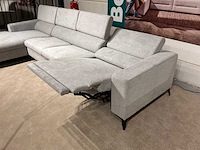 Spencer mito ashgrey hoek zetel 5-zit elektrisch - afbeelding 3 van  5