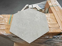 Sphinx concrete grey hexagon mat vloertegel 34,5x40 cm 4,68 m² - afbeelding 3 van  6
