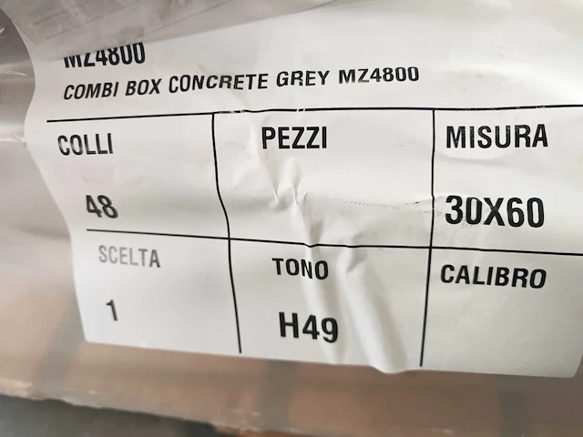 Sphinx concrete grey mat vloertegel 5/10/15x60 cm 11,86 m² - afbeelding 6 van  7
