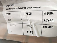 Sphinx concrete grey mat vloertegel 5/10/15x60 cm 11,86 m² - afbeelding 6 van  7