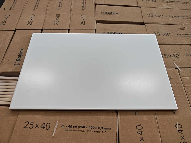 Sphinx monaco mat wit wandtegel 25x40 cm 40 m² - afbeelding 1 van  8