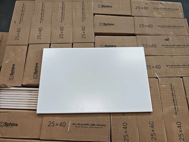 Sphinx monaco mat wit wandtegel 25x40 cm 40 m² - afbeelding 2 van  8