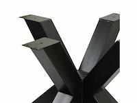 Spider-potenset zwart metaal (1x) - afbeelding 2 van  3