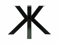 Spider-potenset zwart metaal (1x) - afbeelding 1 van  3