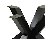 Spider-potenset zwart metaal (1x) - afbeelding 2 van  3