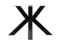 Spider-potenset zwart metaal (1x) - afbeelding 1 van  1