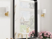 Spiegel 60x90cm goudkleurige rand - afbeelding 1 van  3