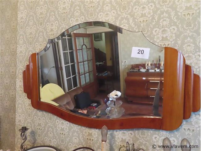 Spiegel art-deco - afbeelding 1 van  3