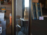 Spiegel houten kader goudmotief 54x165 cm - afbeelding 1 van  3