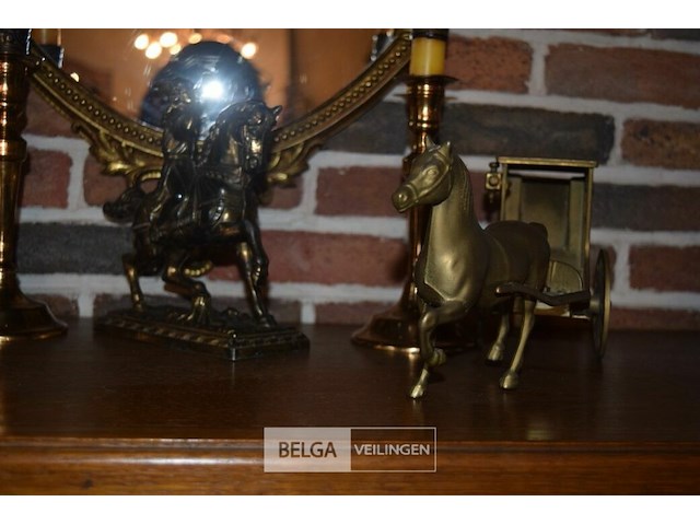 Spiegel met div vintage deco - afbeelding 4 van  5