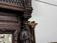 Spiegel met houtsnijwerk - afbeelding 3 van  3