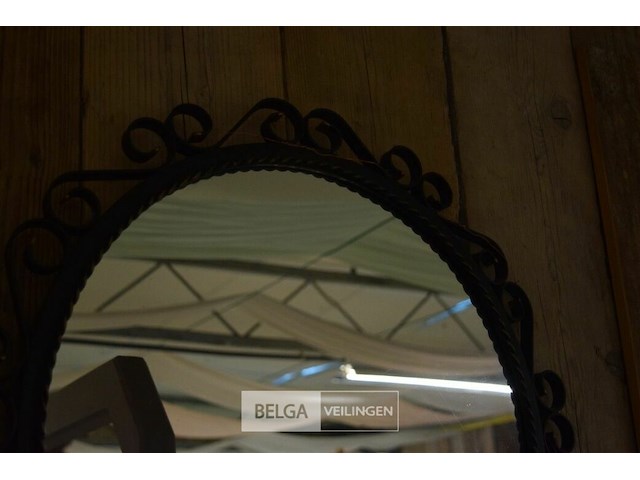 Spiegel met ijzeren kader - afbeelding 4 van  4