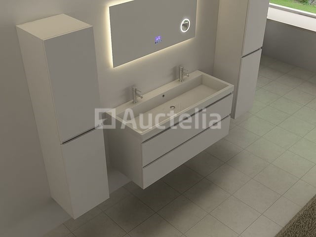 Spiegel met led verlichting & bluetooth - 100 cm - afbeelding 2 van  4