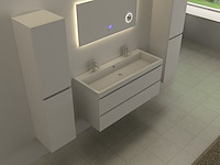 Spiegel met led verlichting & bluetooth - 100 cm - afbeelding 2 van  4