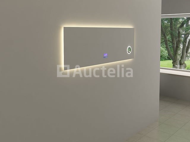 Spiegel met led verlichting & bluetooth - 150 cm - afbeelding 1 van  4