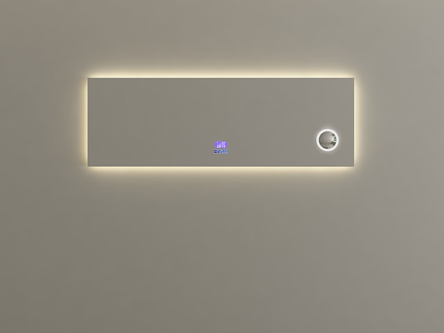 Spiegel met led verlichting & bluetooth - 150 cm - afbeelding 4 van  4