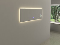 Spiegel met led verlichting & bluetooth - 150 cm - afbeelding 3 van  4
