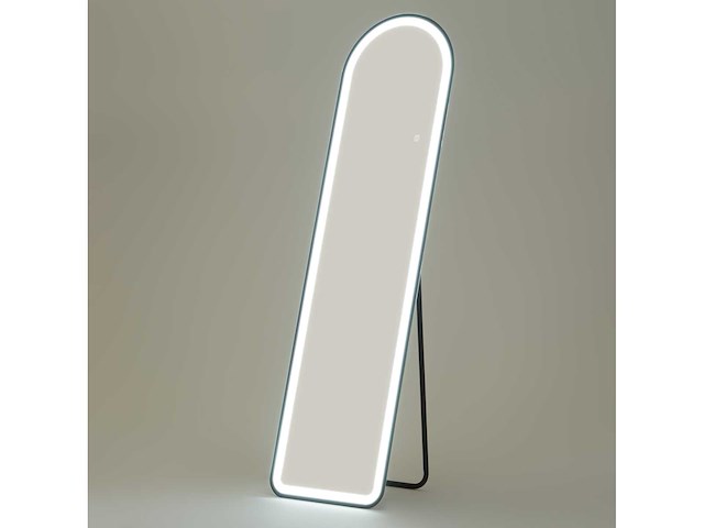 Spiegel van de volledige lengte, 150 x 40 cm, vrijstaande spiegel met dimbare led-verlichting - afbeelding 2 van  8