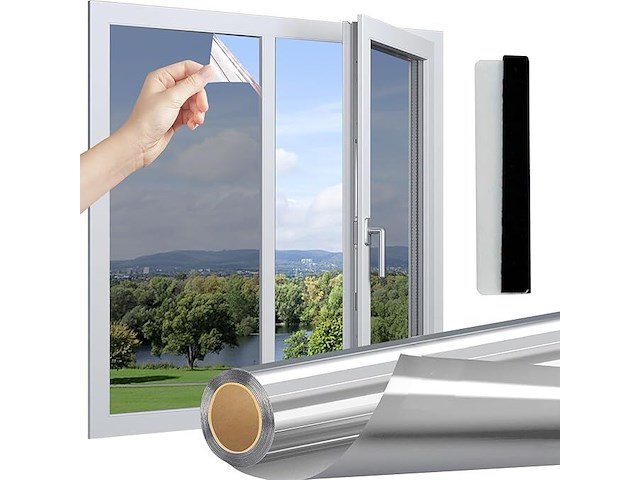 Spiegelfolie 105cm x 1000cm - afbeelding 1 van  4
