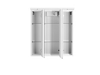 Spiegelkast bobbi 60cm model 1 3 deuren & ledverlichting - wit - afbeelding 2 van  7