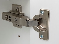 Spiegelkast bobbi 60cm model 2 3 deuren & ledverlichting - wit - afbeelding 2 van  4