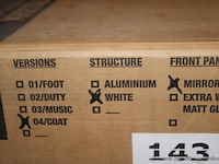 Spiegelkast, kristalia, coat boxone, aluminium structuur, model 20box14/bncsp - afbeelding 2 van  4