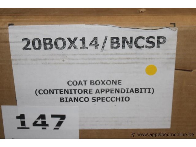 Spiegelkast, kristalia, coat boxone, aluminium structuur, model 20box14/bncsp - afbeelding 3 van  4