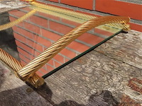 Spiegelplateau verguld 24k - afbeelding 2 van  5