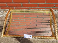 Spiegelplateau verguld 24k - afbeelding 3 van  5
