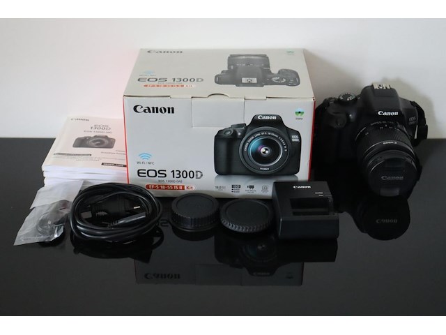 Spiegelreflexcamera canon eos 1300d - afbeelding 1 van  11