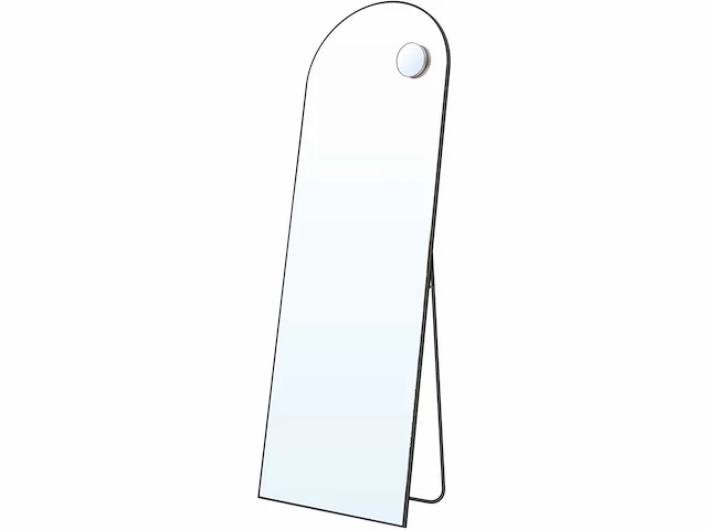 Spiegelstandaard - aluminium legering frame - gehard glas - afbeelding 3 van  7