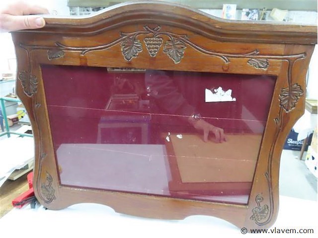 Spiegeltje en kader met glas - afbeelding 3 van  3