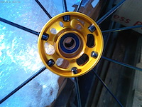 Spinergy lx wiel zwarte spaak goud (x2) 24 inch - afbeelding 1 van  1