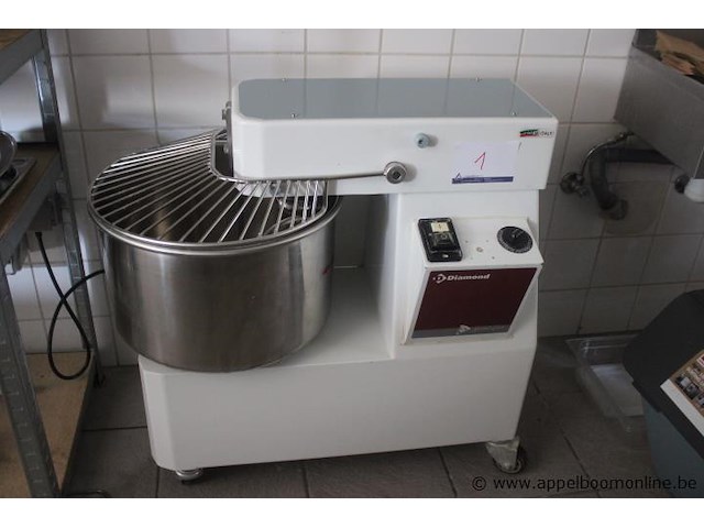 Spiraalkneder, diamond, nt33/m1, 1.3 kw, 230v, werking niet gekend - afbeelding 1 van  3