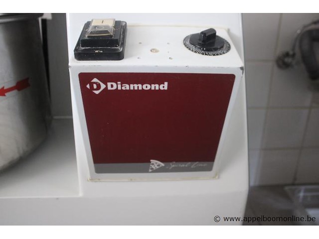 Spiraalkneder, diamond, nt33/m1, 1.3 kw, 230v, werking niet gekend - afbeelding 2 van  3