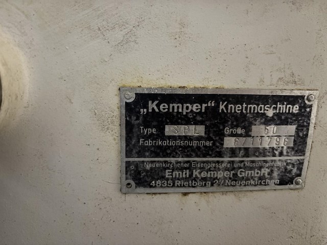 Spiraalkneder kemper - afbeelding 3 van  3
