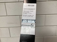Spirella douchestang chroom met ringen (12x) - afbeelding 3 van  4
