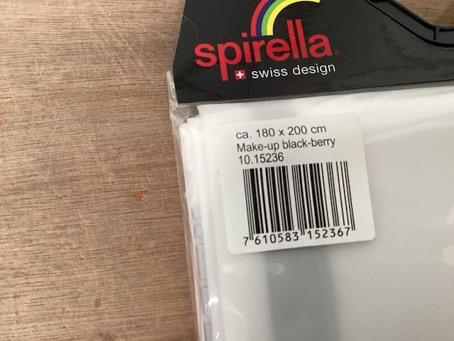 Spirella make up douchegordijn 180x200 cm (35x) - afbeelding 5 van  6