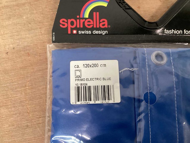 Spirella primo electric douchegordijn 120x200 cm (56x) - afbeelding 2 van  2