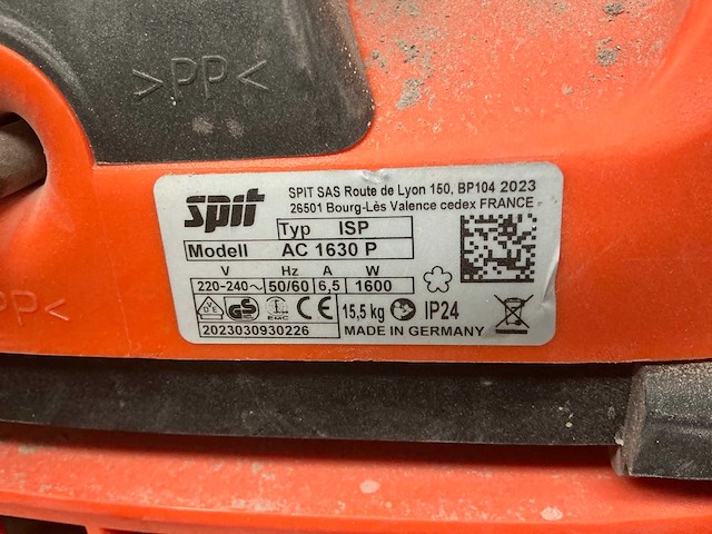 Spit 1630p industriële stofzuiger - afbeelding 3 van  3