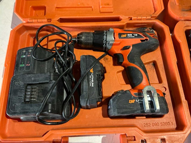 Spit accu-boormachine (2x) - afbeelding 3 van  9