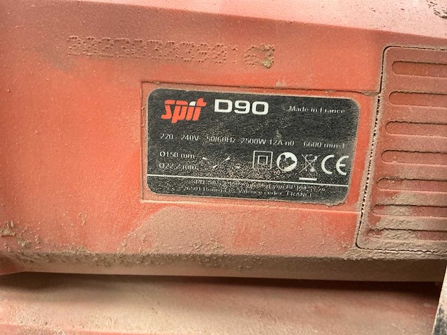Spit d90 sleuvenzaagmachine - afbeelding 4 van  4